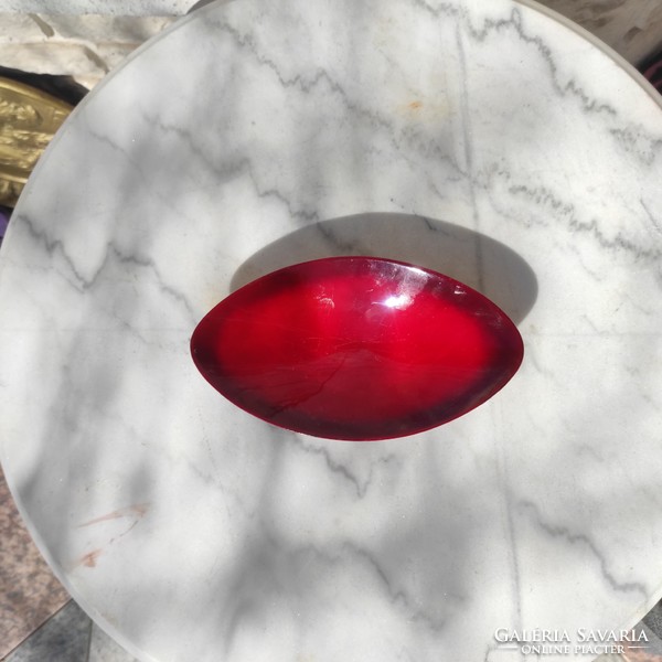 Art deco zsolnay offering table middle ox blood eosin!
