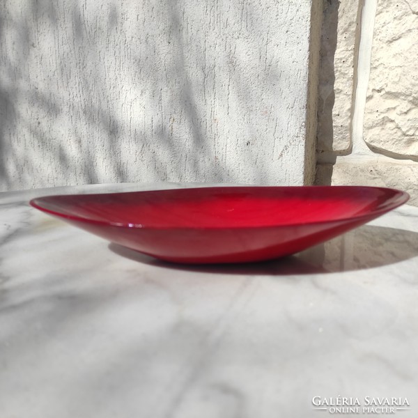 Art deco zsolnay offering table middle ox blood eosin!