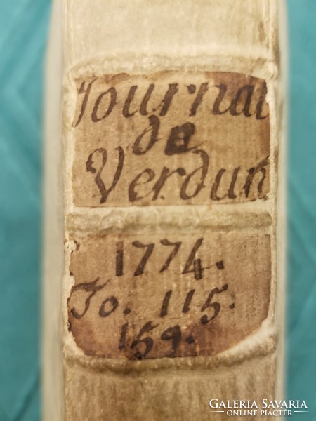 Antik francia nyelvű könyv 278 éves