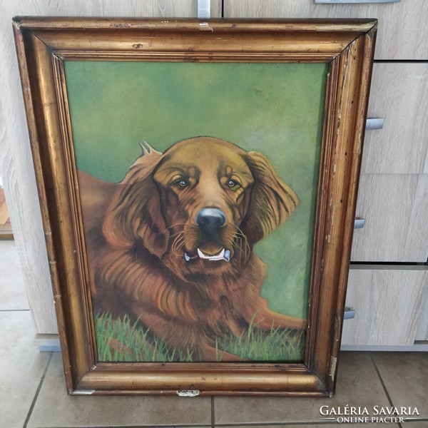 Festmény a leghűségesebb barártól! Kutya festmény  eladó!