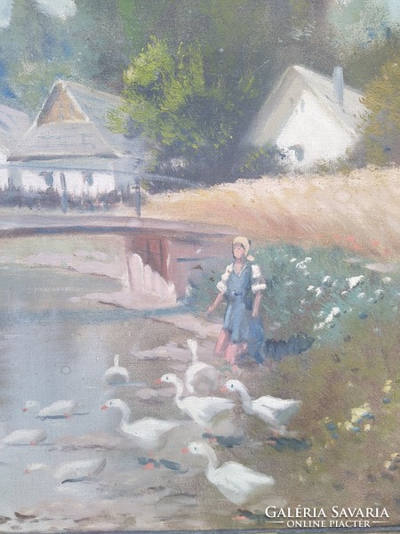 Kovács olajfestmény 70x50cm, hibátlan, szignózott