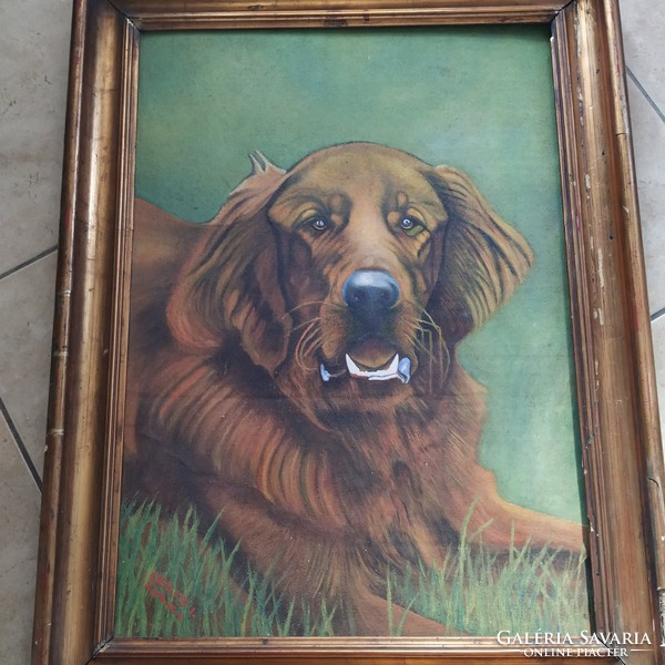 Festmény a leghűségesebb barártól! Kutya festmény  eladó!