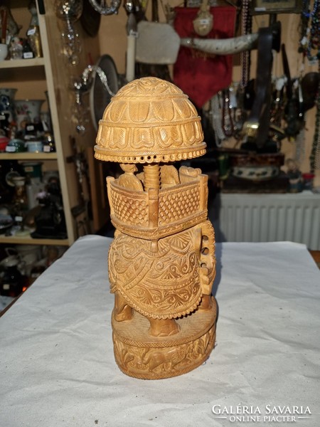 Indonesian wood carved figurine