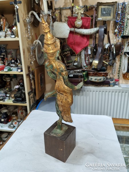 Old Indonesian copper figurine