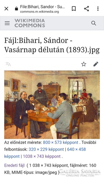 Antik 1800-as években Festett antik festmény! különleges sokalakos életkép ! Bihari Sàndor stílusú