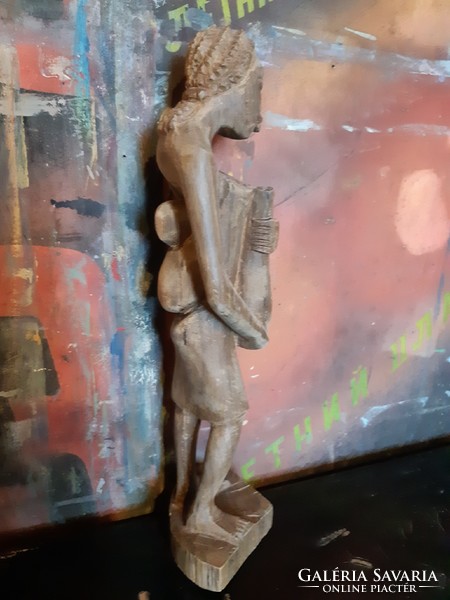 Wood statue