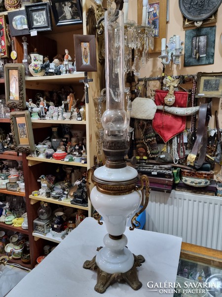 Old petroleum lamp