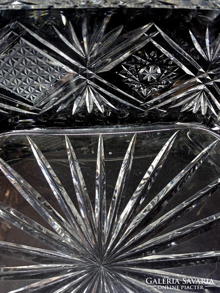 Monumental crystal ashtray