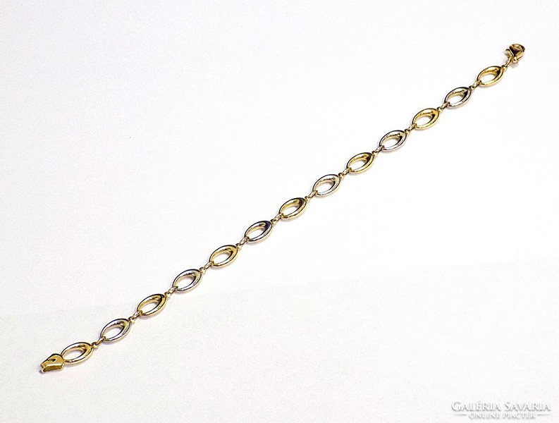 Yellow and white gold bracelet (zal-au105817)