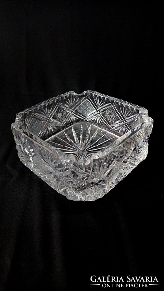 Monumental crystal ashtray