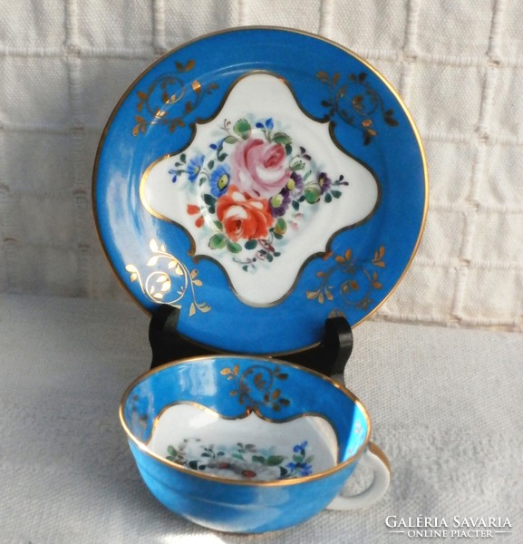 Sevres porcelain tea set / French /