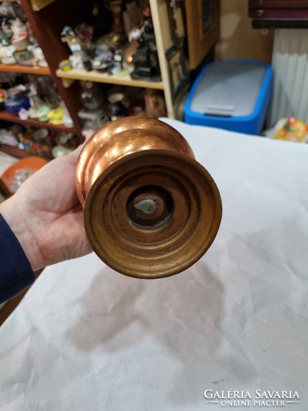 Old copper spout