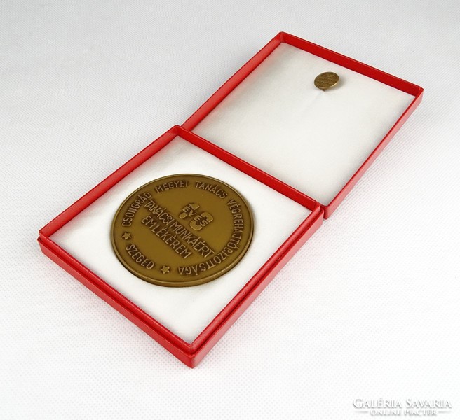 1H910 Csongrád County Council Executive Committee commemorative medal and badge