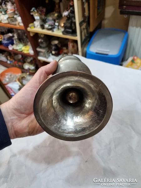 Art deco metal vase