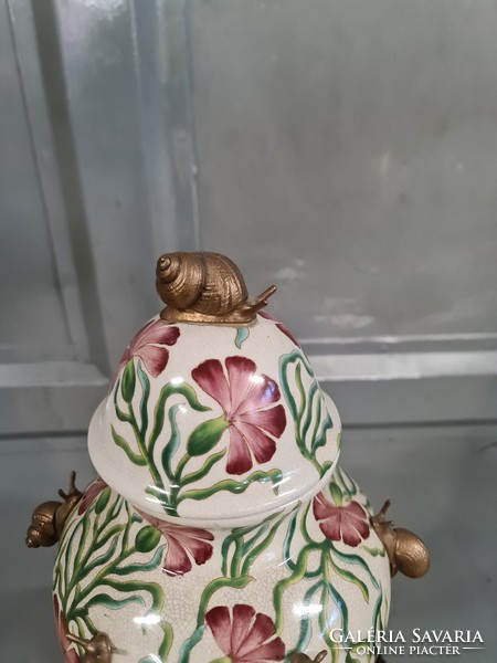 Szecessziós -art nouveau stílusú porcelán váza