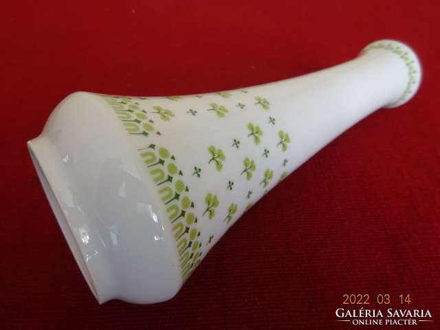 Lowland porcelain vase with parsley pattern, height 21 cm. He has! Jókai.