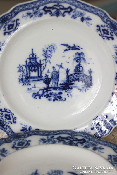 Antique porcelain, under glaze, Chinese style plates