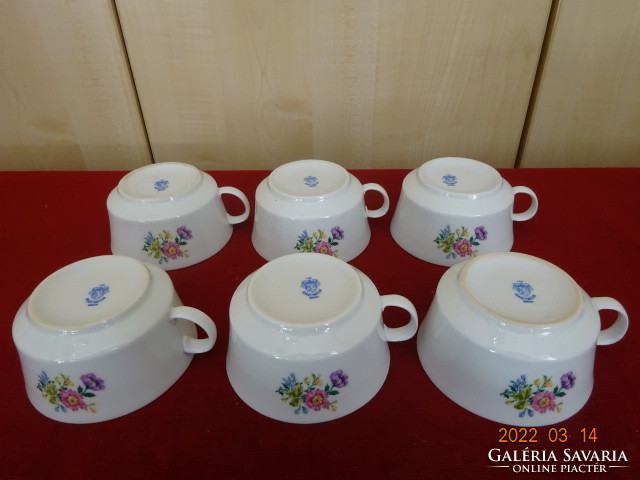 Lowland porcelain teacup, six pieces for sale. He has! Jókai.