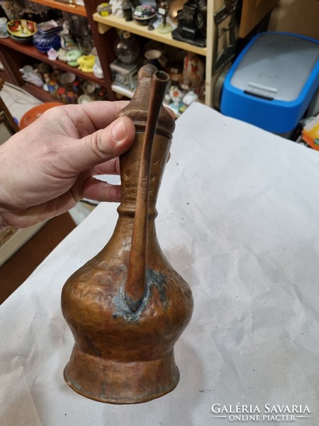 Old copper spout