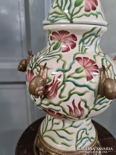 Szecessziós -art nouveau stílusú porcelán váza