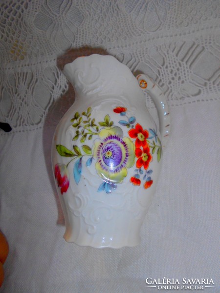 Antique Viennese (altwien) porcelain hand painted cream jug