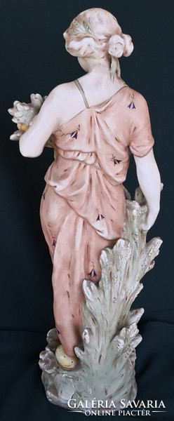 DT/016 - Antik Royal Dux – Női szobor