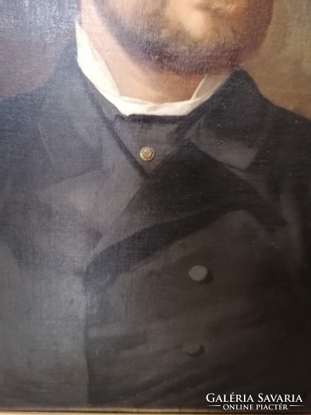 Bihari Sándor  (1855- 1903)Férfi Portré