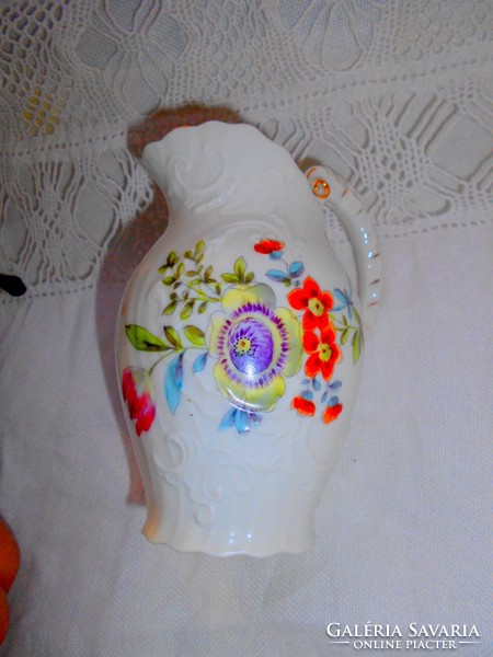 Antique Viennese (altwien) porcelain hand painted cream jug