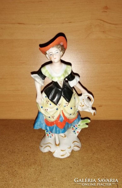Porcelain lady with sprinkler figurine 12.5 cm (po-1)