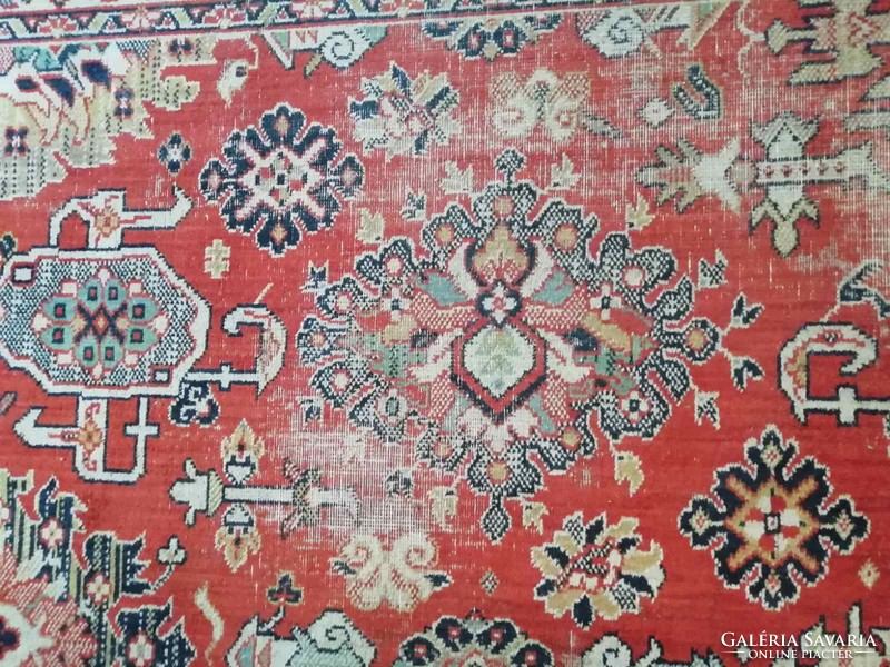 Gépi perzsa jellegű nagyméretű szőnyeg az 1920-as-30-as évekből