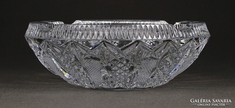 1H706 old thick-walled polished ashtray 14 cm