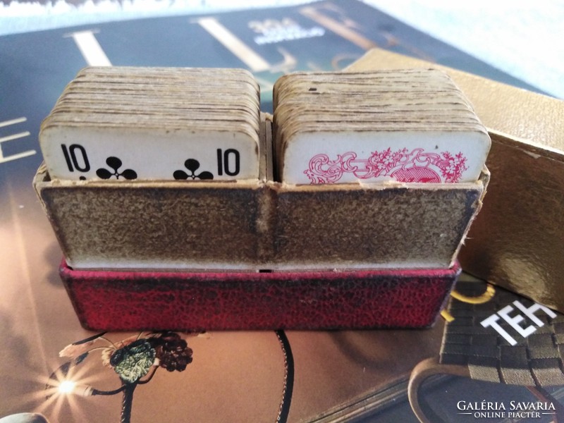 Mini francia kártya - antik jelleggel