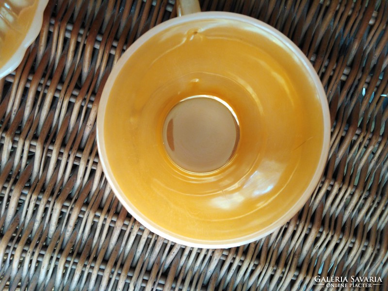 ANCHOR HOCKING- üveg teás, lazac színben
