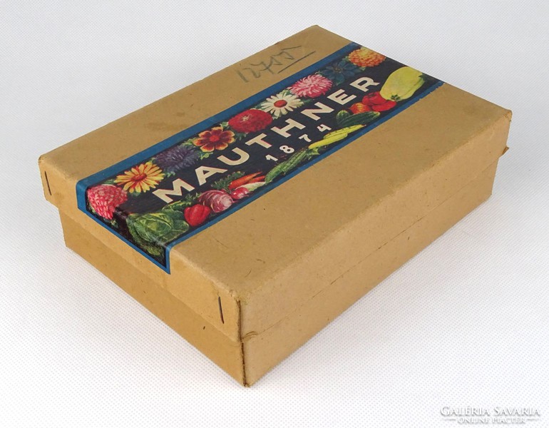 1H697 mauthner ödön cardboard advertising box 5.5 X 14.5 X 20 cm