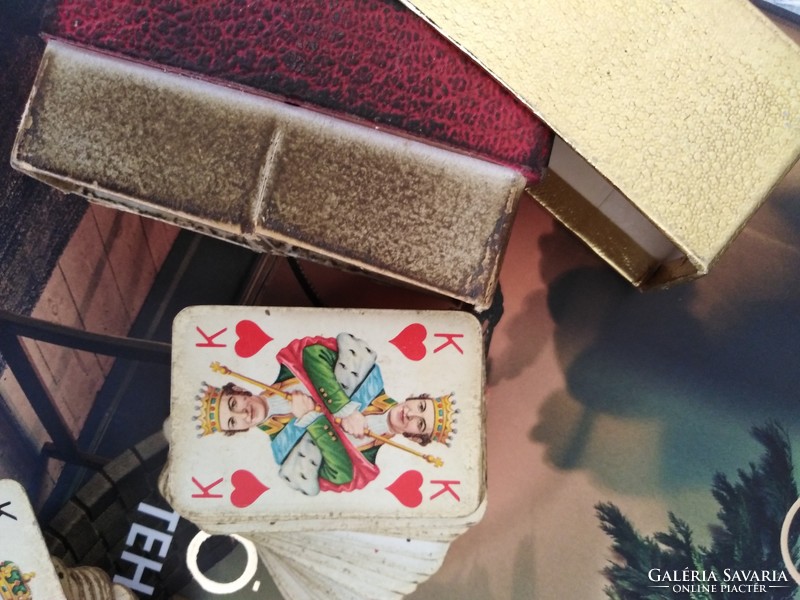 Mini francia kártya - antik jelleggel