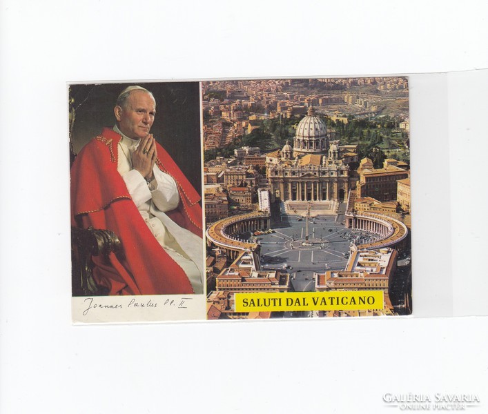 Greeting postcard from the Vatican