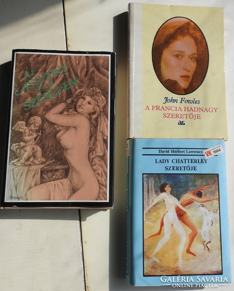 Klasszikus erotikus - szerelmi regények - Lady Chatterley szeretője- A francia hadnagy szeretője ...