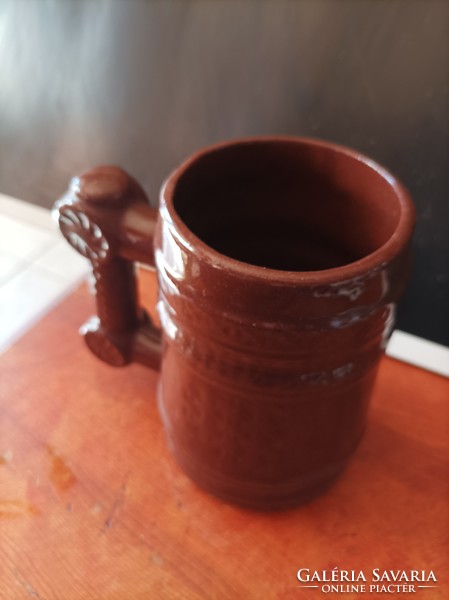 Ceramic beer mug