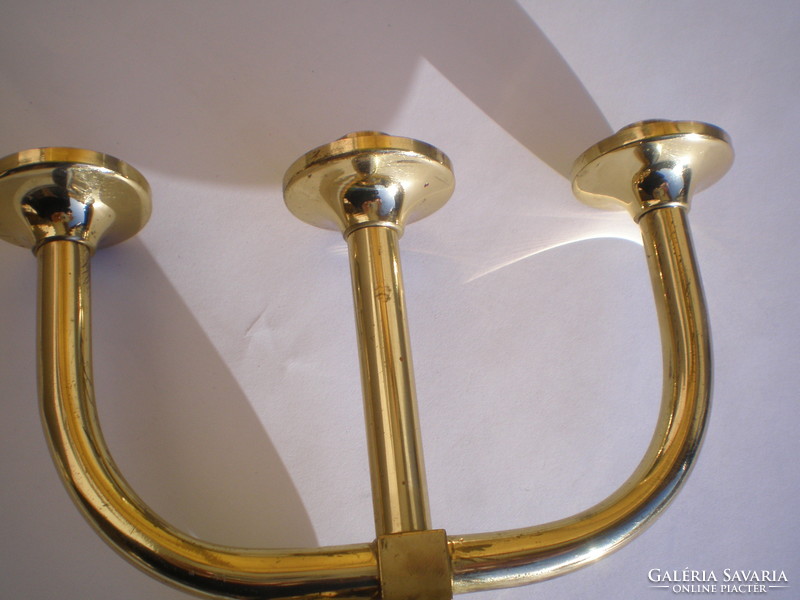 Brass candle holder. From disk