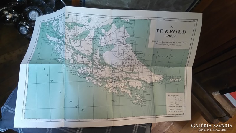 Albert M. But Agostini's Ten Years in the Land of Fire 1927 First Edition Library of the Hungarian Geographical Society