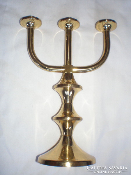 Brass candle holder. From disk