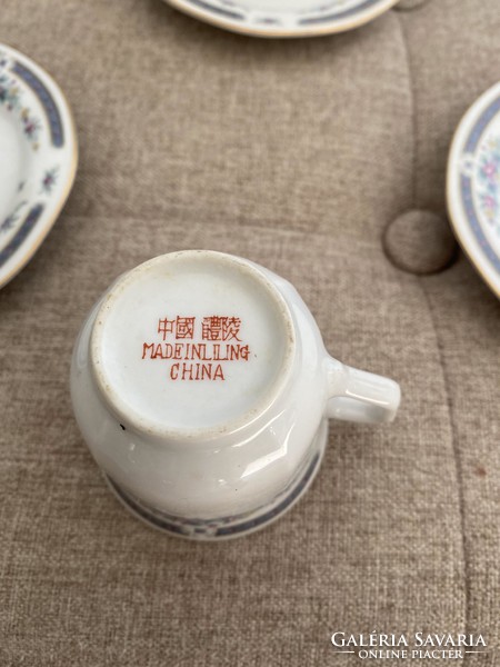 Kínai Virágmintás Kávés Csészék A9
