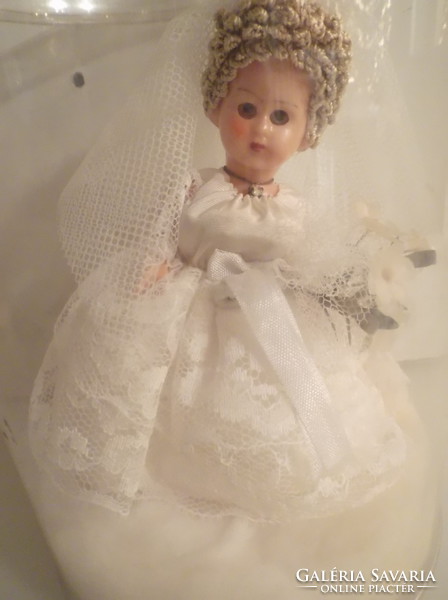 Baby - bride - blinking - rubber - old - german - 12 x 9 cm - flawless