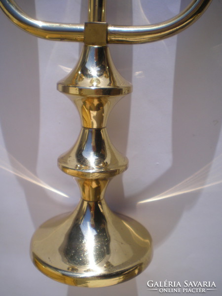 Brass candle holder. From disk