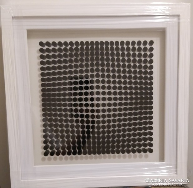 3d kinetic image of Victor vasarely 1973, iv. Number of pieces