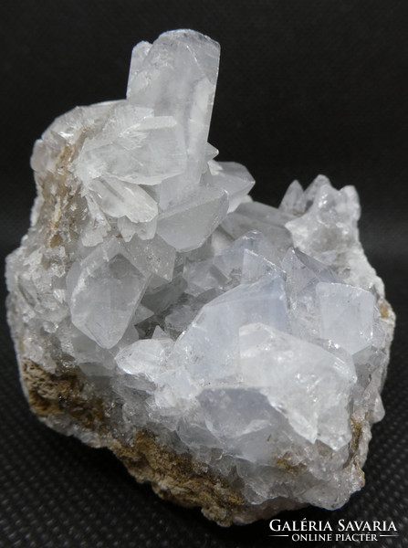 Természetes Cölesztin / Szelesztit kristálycsoport. Nagy méretű, gyűjteményi ásvány. 244 gramm