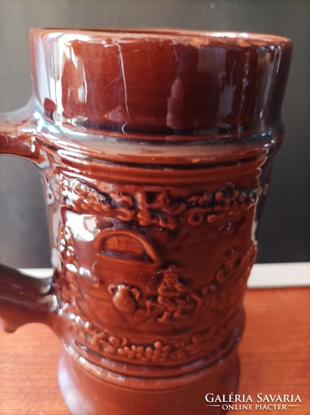 Ceramic beer mugs