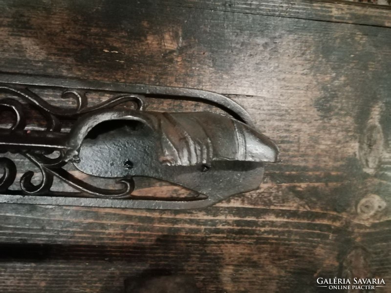 Cast iron shoe scraper, mud scraper, early 20th century