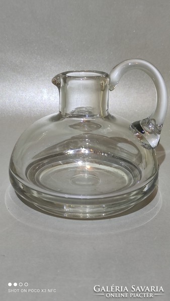 Elegant thick-walled marked eisch milk pouring jug