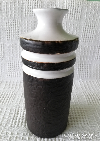 Mid-century web haldensleben 3087a retro german ceramic vase from the 60s